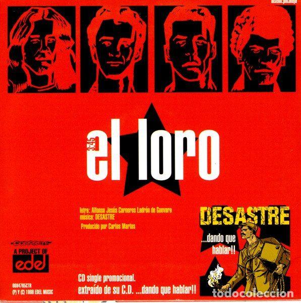 CDs de m&uacute;sica: Desastre &ndash; El Loro (CD, Concrete 0084765CTR) - Foto 2