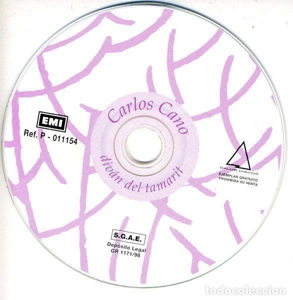 CDs de m&uacute;sica: Carlos Cano &ndash; Div&aacute;n Del Tamarit (CD, EMI P-011154) - Foto 3