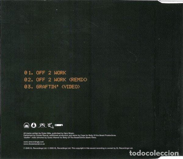 CDs de m&uacute;sica: Dizzee Rascal &ndash; Off 2 Work (CD, XL Recordings XLS208CD2) - Foto 2