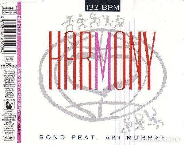 CDs de m&uacute;sica: Bond Feat. Aki Murray &ndash; Harmony (CD, Hansa 665 008) - Foto 1