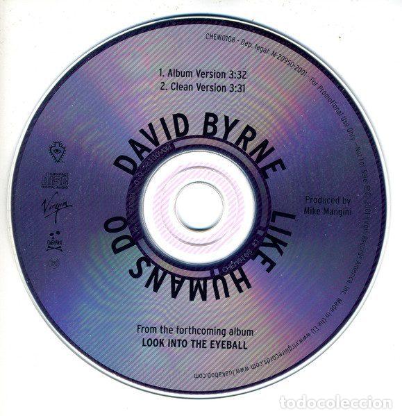 CDs de m&uacute;sica: David Byrne &ndash; Like Humans Do (CD, Virgin CHEW0108) - Foto 3