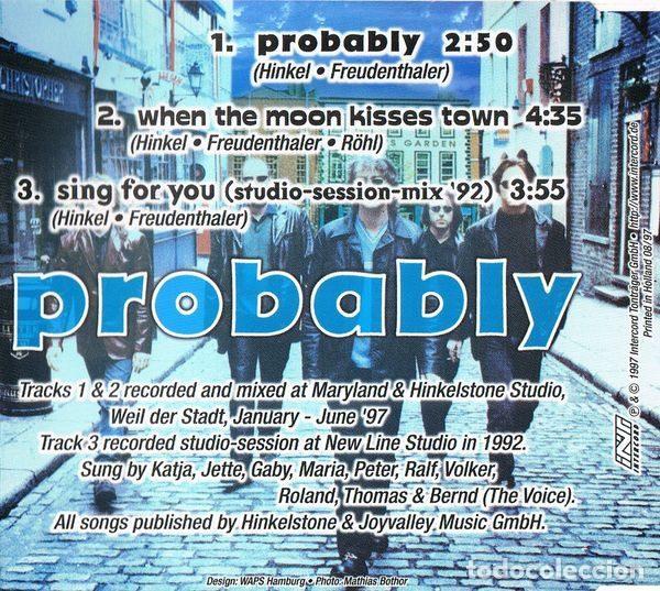 CDs de m&uacute;sica: Fools Garden &ndash; Probably (CD, Intercord INT 878500 2) - Foto 3