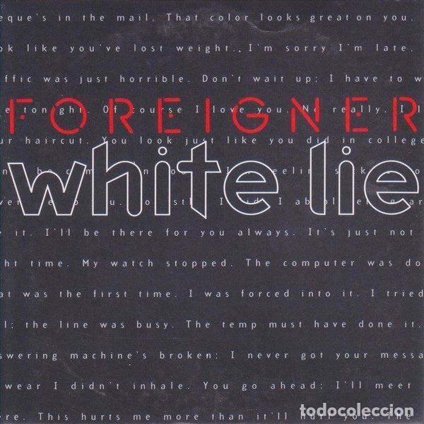 Music CDs: Foreigner &ndash; White Lie (CD, Arista 74321233632)