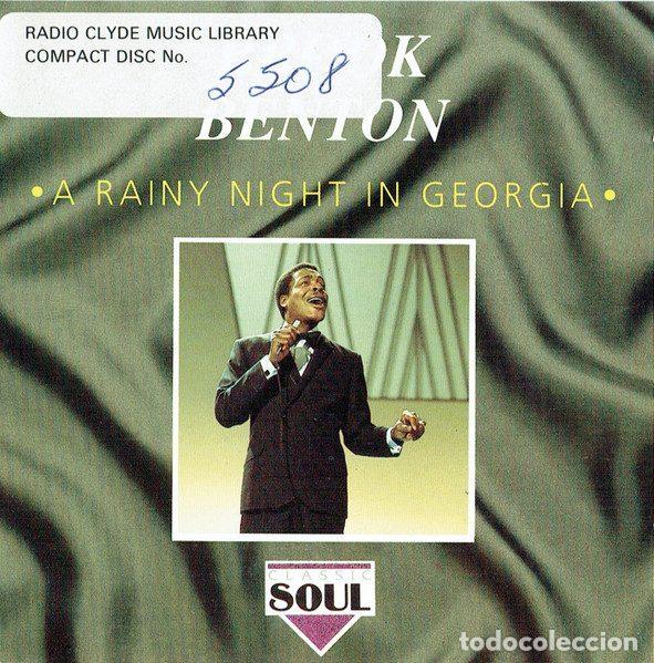 Music CDs: Brook Benton &ndash; A Rainy Night In Georgia (CD, Classic Soul CDCD 1047)