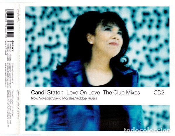 CDs de m&uacute;sica: Candi Staton &ndash; Love On Love (The Club Mixes) (CD, React CDREACTX143) - Foto 2
