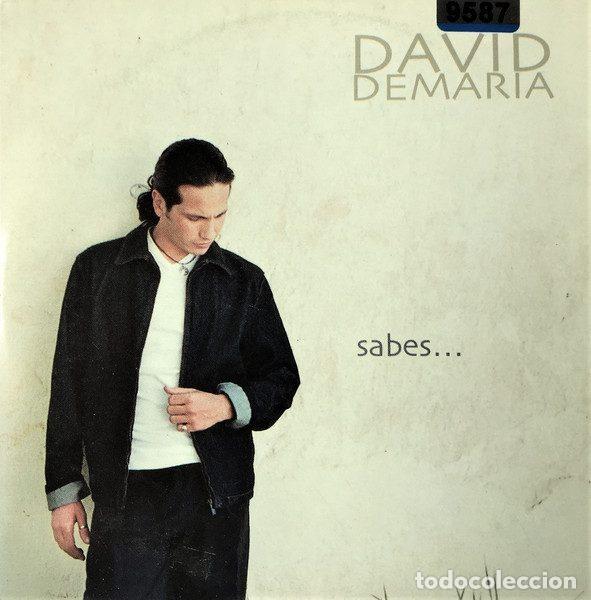 CD de M&uacute;sica: David DeMar&iacute;a &ndash; Sabes... (CD, Columbia SAMPCS 10691)