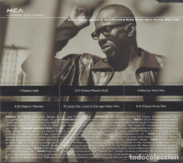 CDs de m&uacute;sica: Bobby Brown &ndash; Feelin Inside (CD, MCA Records MCSTD 48067) - Foto 2