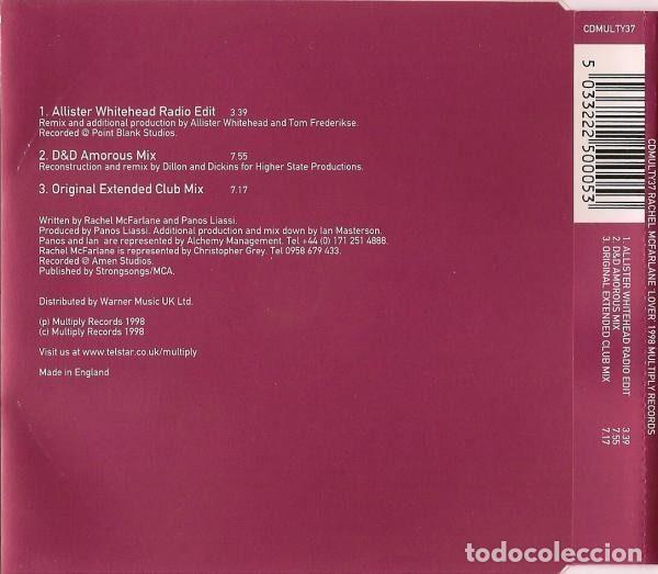 CDs de m&uacute;sica: Rachel McFarlane &ndash; Lover (CD, Multiply Records CDMULTY37) - Foto 2