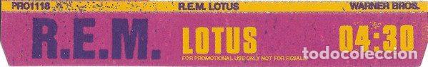 CDs de m&uacute;sica: R.E.M. &ndash; Lotus (CD, Warner Bros. Records PRO1118) - Foto 3