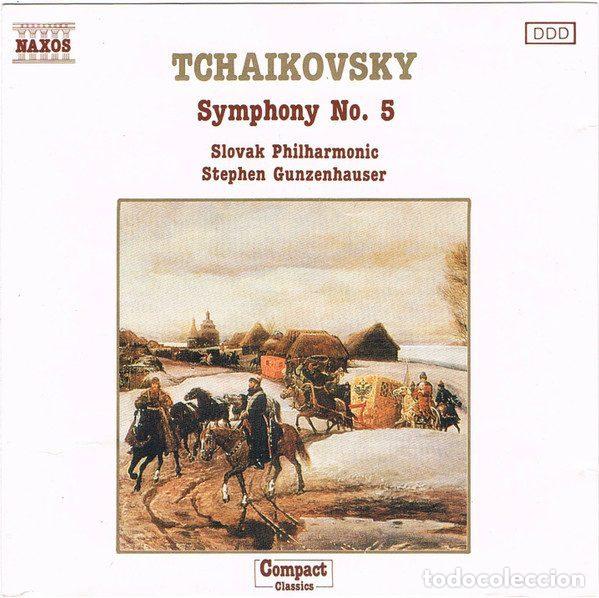 CD de M&uacute;sica: Tchaikovsky, Slovak Philharmonic, Stephen Gunzenhauser &ndash; Symphony No.5 (CD, Naxos 8.550046)