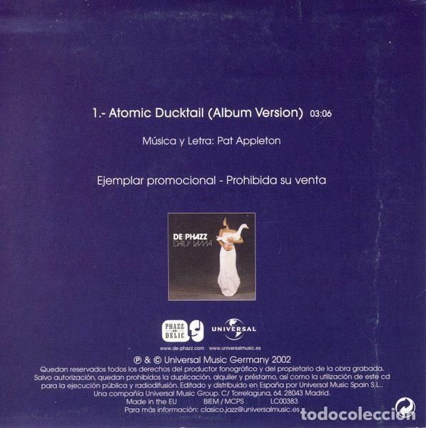 CDs de m&uacute;sica: De-Phazz &ndash; Atomic Ducktail (CD, Universal ATOMIC1) - Foto 2