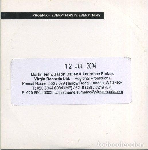 CDs de m&uacute;sica: Phoenix &ndash; Everything Is Everything (CD, Source SOURCDJ097) - Foto 1