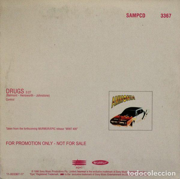 CDs de m&uacute;sica: Ammonia &ndash; Drugs (CD, Epic SAMPCD 3367) - Foto 2