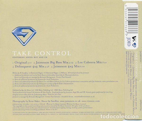 CDs de m&uacute;sica: Jaimeson &ndash; Take Control (Remixes) (CD, V2 JAD5021733) - Foto 2