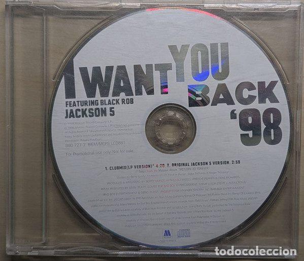 CD di Musica: The Jackson 5 Featuring Black Rob &ndash; I Want You Back '98 (CD, Motown 860 727-2)