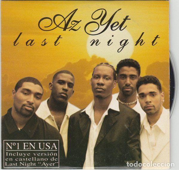 CD de M&uacute;sica: Az Yet &ndash; Last Night (CD, LaFace Records 74321 49155 2)