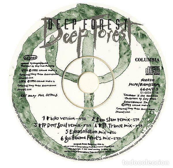 CDs de m&uacute;sica: Deep Forest &ndash; Deep Forest (CD, Columbia COL 660411 2) - Foto 4