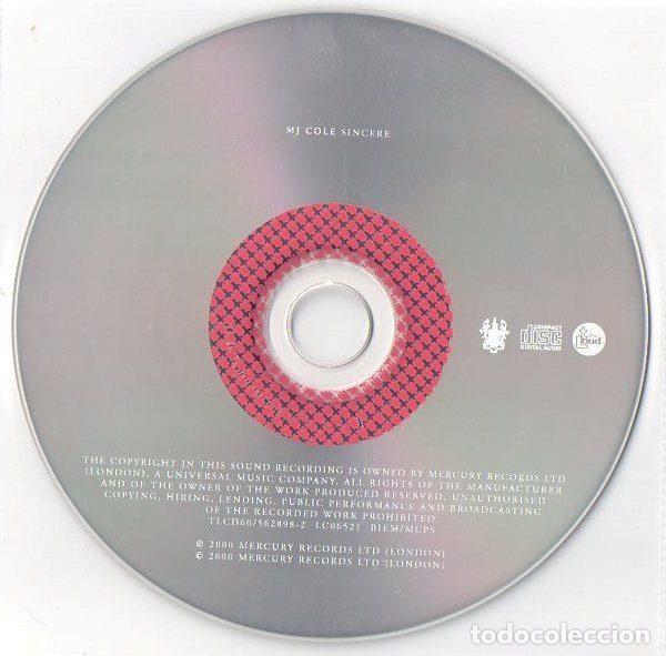 CDs de m&uacute;sica: MJ Cole &ndash; Sincere (CD, Talkin Loud TLCD 60) - Foto 5