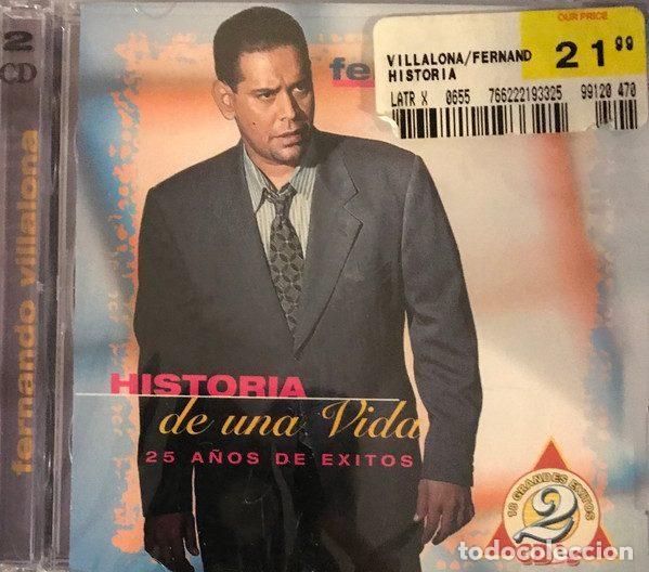 CD di Musica: Fernando Villalona &ndash; 25 A&ntilde;os De Exitos Historia De Una Vida (CD, Camino Records 66222-1933-2)