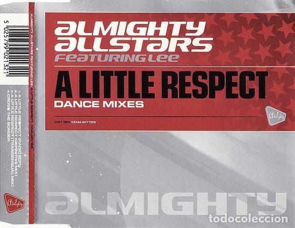 CD di Musica: Almighty Allstars Featuring Lee &ndash; A Little Respect (Dance Mixes) (CD, Almighty Records CDALMY165)