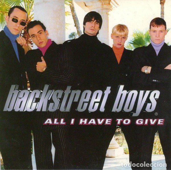 CD de M&uacute;sica: Backstreet Boys &ndash; All I Have To Give (CD, Jive BSBCDJ 98)