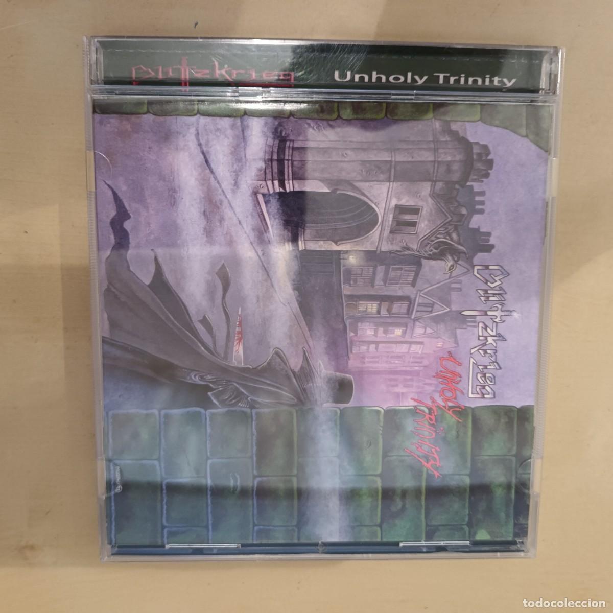 CDs de m&uacute;sica: Blitzkrieg , Unholy Trinity , CD 2018 Uk , oficial, estado impecable . Heavy Metal