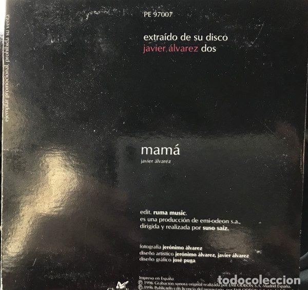 CDs de m&uacute;sica: Javier &Aacute;lvarez &ndash; Mam&aacute; (CD, Chrysalis PE 97007) - Foto 2