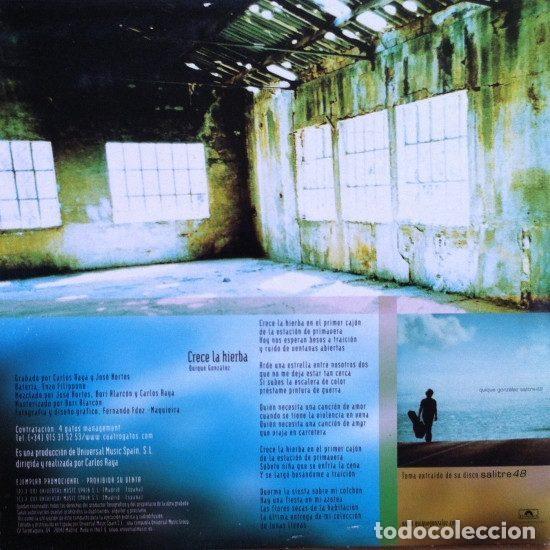 CDs de m&uacute;sica: Quique Gonz&aacute;lez &ndash; Crece La Hierba (CD, Polydor none) - Foto 2