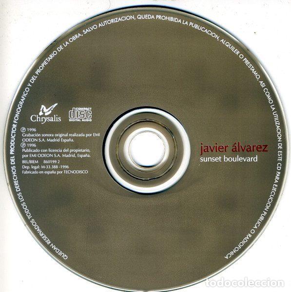 CDs de m&uacute;sica: Javier &Aacute;lvarez &ndash; Sunset Boulevard (CD, Chrysalis 860199-2) - Foto 3