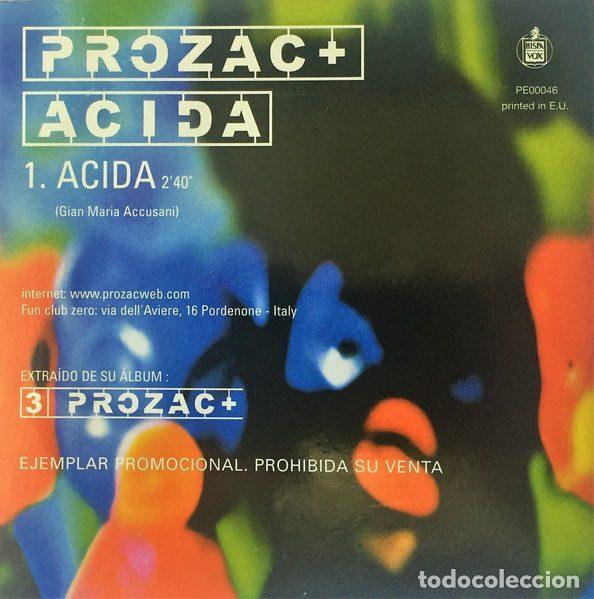 CDs de m&uacute;sica: Prozac+ &ndash; Acida (CD, Hispavox PE00046) - Foto 2