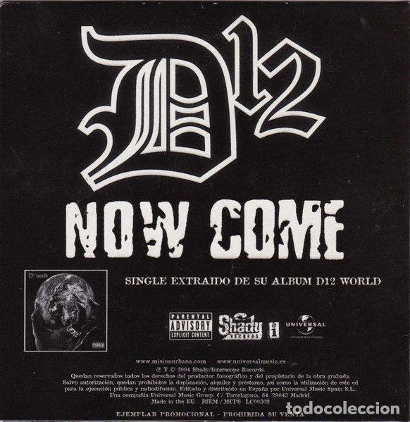 CDs de m&uacute;sica: D12 &ndash; Now Come (CD, Shady Records none) - Foto 2