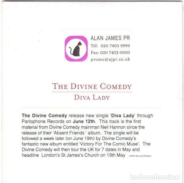 Music CDs: The Divine Comedy &ndash; Diva Lady (CD, Parlophone 00946-365271-2-3)