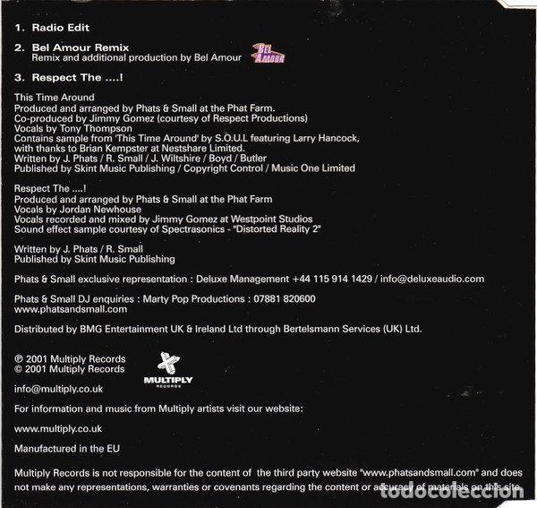 CDs de m&uacute;sica: Phats & Small &ndash; This Time Around (CD, Multiply Records CDMULTY75) - Foto 3