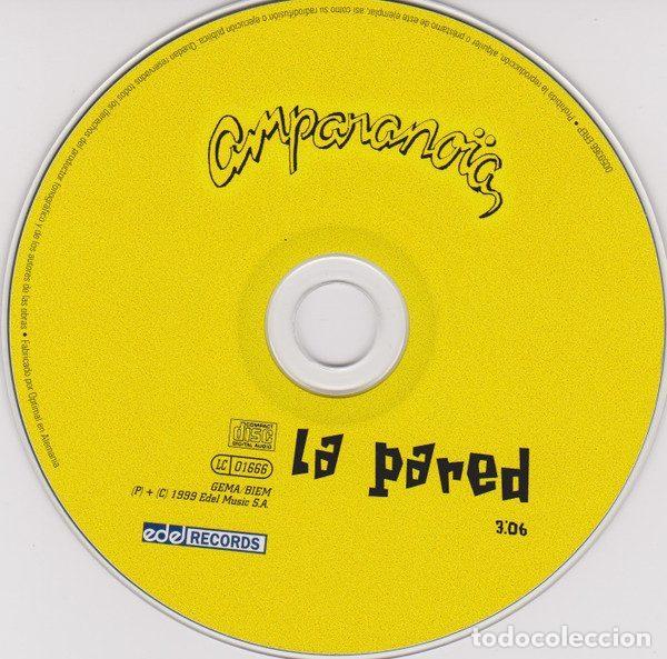 CDs de m&uacute;sica: Amparanoia &ndash; La Pared (CD, Edel 0059366 EREP) - Foto 3