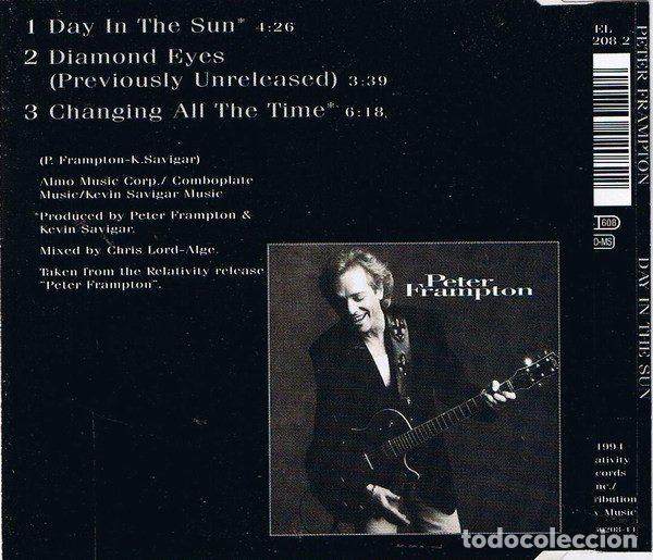 CDs de m&uacute;sica: Peter Frampton &ndash; Day In The Sun (CD, Relativity REL 660208 2) - Foto 2