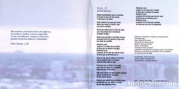 CDs de m&uacute;sica: Ismael Serrano &ndash; Km. 0 (CD, Universal ISMAEL SERRANO-1) - Foto 4