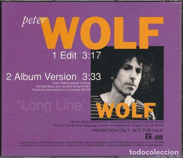 CDs de m&uacute;sica: Peter Wolf &ndash; Long Line (CD, Reprise Records PRO-CD-8157) - Foto 1