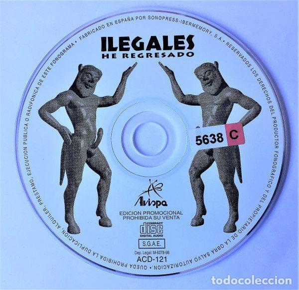 CDs de m&uacute;sica: Ilegales &ndash; He Regresado (CD, Avispa ACD-121) - Foto 3