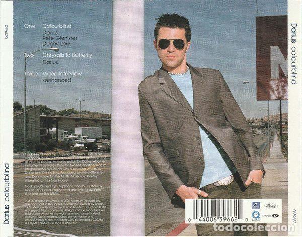 CDs de m&uacute;sica: Darius &ndash; Colourblind (CD, Mercury 0639662) - Foto 7