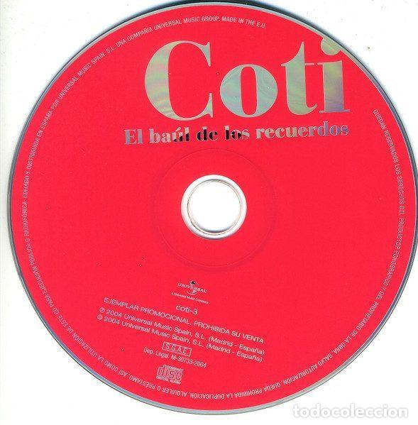 CDs de m&uacute;sica: Coti &ndash; El Ba&uacute;l De Los Recuerdos (CD, Universal coti-3) - Foto 3