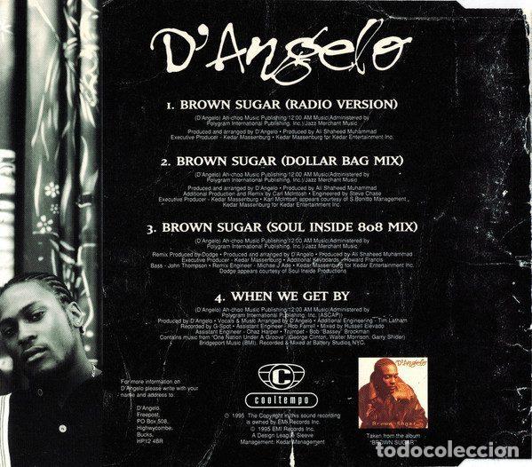 CDs de m&uacute;sica: DAngelo &ndash; Brown Sugar (CD, Cooltempo CDCOOL 307) - Foto 2