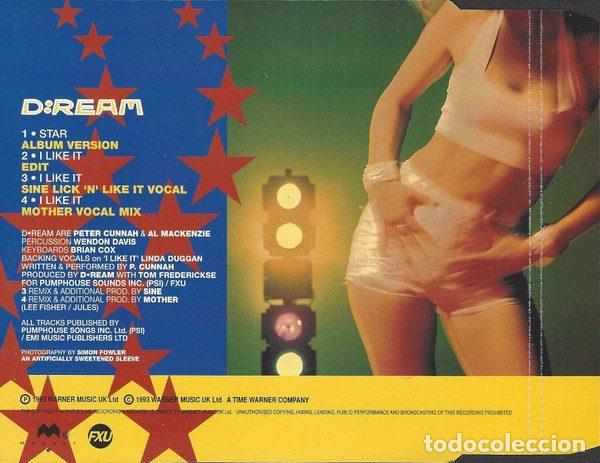 CDs de m&uacute;sica: D:Ream &ndash; Star / I Like It (CD, Magnet MAG1019CD) - Foto 2