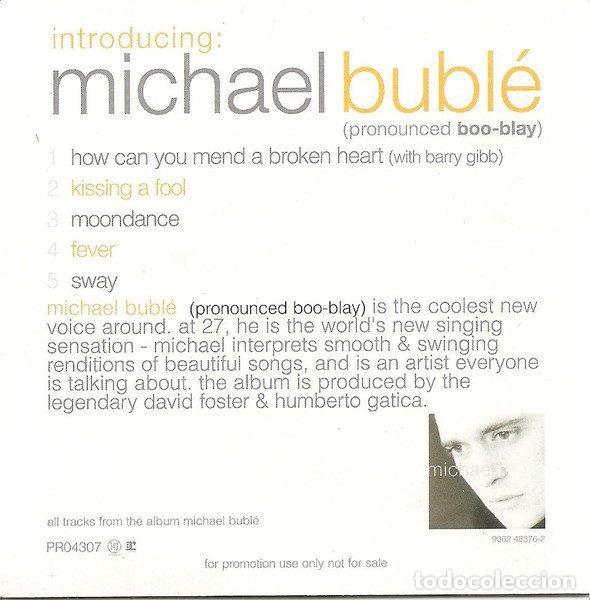 CDs de m&uacute;sica: Michael Bubl&eacute; &ndash; Introducing: Michael Bubl&eacute; (CD, 143 Records PR04307) - Foto 4