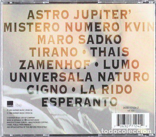 CDs de m&uacute;sica: Esperanto &ndash; Esperanto (CD, WEA 0630 17124 2) - Foto 2