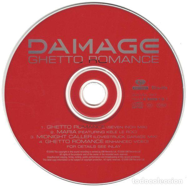 CDs de m&uacute;sica: Damage &ndash; Ghetto Romance (CD, Cooltempo CDCOOL 347) - Foto 3