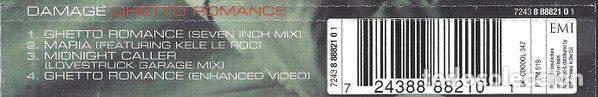 CDs de m&uacute;sica: Damage &ndash; Ghetto Romance (CD, Cooltempo CDCOOL 347) - Foto 4
