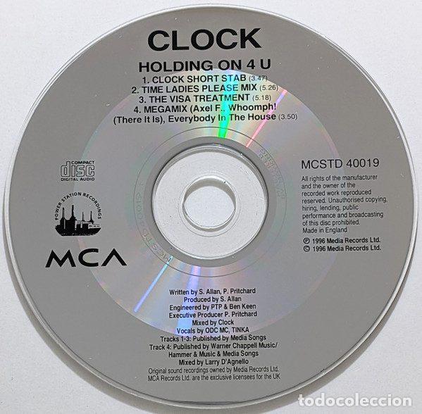 CDs de m&uacute;sica: Clock &ndash; Holding On 4 U (CD, Power Station Recordings MCSTD 40019) - Foto 3