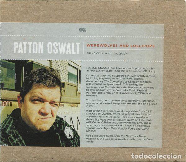 CDs de Musique: Patton Oswalt &ndash; Werewolves And Lollipops (CD, Sub Pop ADVCD 737)