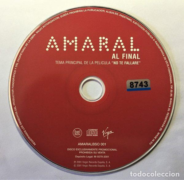 CDs de m&uacute;sica: Amaral &ndash; Al Final (CD, Virgin AMARALBSO 001) - Foto 5