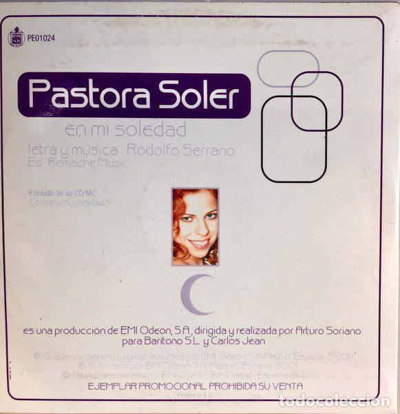 CDs de m&uacute;sica: Pastora Soler &ndash; En Mi Soledad (CD, Hispavox PE01024) - Foto 2
